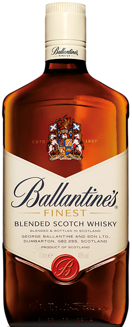Изображение товара Ballantine's Finest шотландский купажированный виски 1 л 40% Изображение товара Ballantine's Finest шотландский купажированный виски 1 л 40%