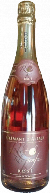 Игристое вино Robert Klingenfus Cremant D`Alsace Brut 0.75 л брют розовое