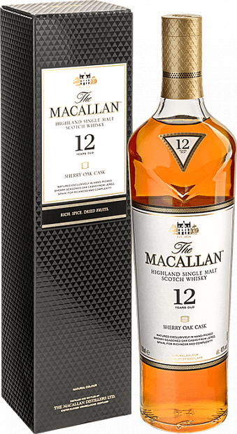 Виски The Macallan Sherry Oak 12 Years Old 0.7 л