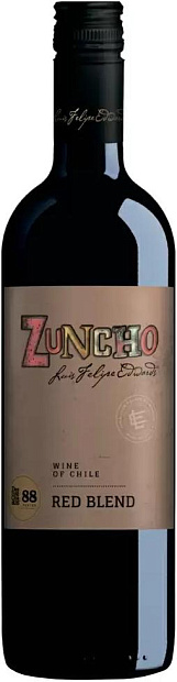 Изображение товара Вино Zuncho Red Blend Чили 0.75л с насыщенным вкусом и сложным ароматом
