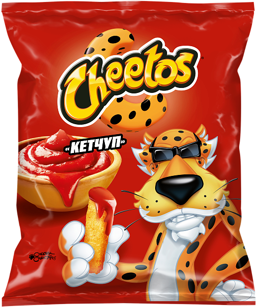 Кукурузные палочки Cheetos со вкусом Кетчуп 50гр