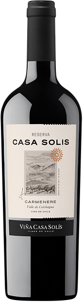 Изображение товара Вино Casa Solis Reserva Carmenere Чили 0.75 л насыщенное красное