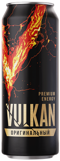 Изображение товара Энергетический напиток ВУЛКАН Ориджинал 0.45 л с кислым вкусом вишни и ягод