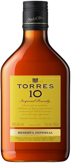 Изображение товара Бренди Torres 10 Gran Reserva 0.2 л 38% выдержанный испанский напиток Изображение товара Бренди Torres 10 Gran Reserva 0.2 л 38% выдержанный испанский напиток