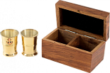 Подарочный Набор 2 Рюмки в Дер. Футляре