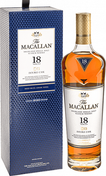 Виски The Macallan Double Cask 18 Years Old 0.7 л