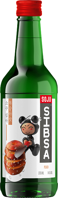 Изображение товара Soju Sibsa With со вкусом персика Изображение товара Soju Sibsa With со вкусом персика