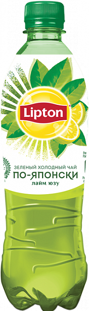 Lipton Зеленый Лайм Юдзу 0.5 л