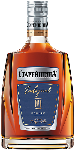 Коньяк Старейшина, 3 летней выдержки 0.25 л