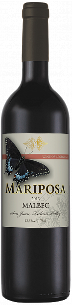 Вино Mariposa Malbec 0.75 л