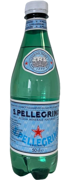 Минеральная вода S.Pellegrino газированная 0.5 л