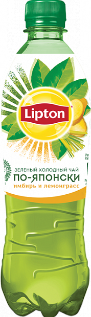 Lipton Зеленый Имбирь и Лемонграсс чай 0.5 л