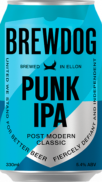 Светлое пиво Brewdog Punk Ipa 0.33 л
