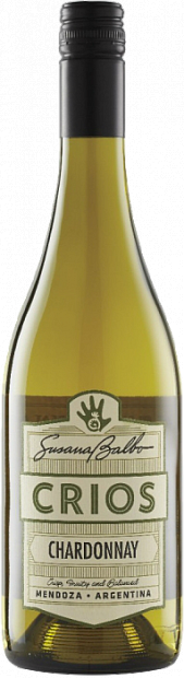 Вино Crios Chardonnay 2016 0.75 л