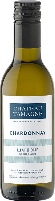 Изображение товара Вино Шато Тамань Chardonnay de Tamagne Белое сухое 0.187 л Изображение товара Вино Шато Тамань Chardonnay de Tamagne Белое сухое 0.187 л