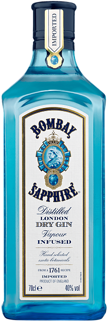 Изображение товара Bombay Sapphire - премиум джин 0. 7 л, 40% Изображение товара Bombay Sapphire - премиум джин 0. 7 л, 40%