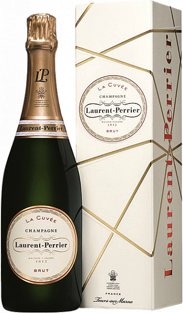 Шампанское Laurent-Perrier, белое брют экстра, в подарочной упаковке 0.75 л