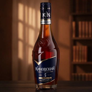 Коньяк Коньяк Киновский 3 года 0.35 л