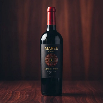 Вино Maree d'Ione Nero di Troia Organic Puglia 0.75 л красное сухое