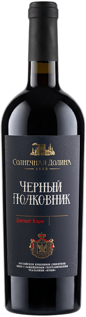 Изображение товара Вино Черный Полковник Солнечная Долина 17.5% 0.75 л