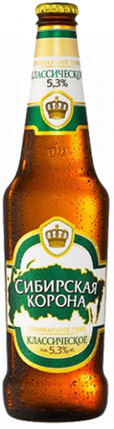 Светлое пиво Сибирская Корона Классическое 0.47 л