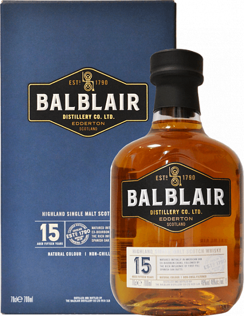 Виски Balblair 15 Year Old 0.7 л
