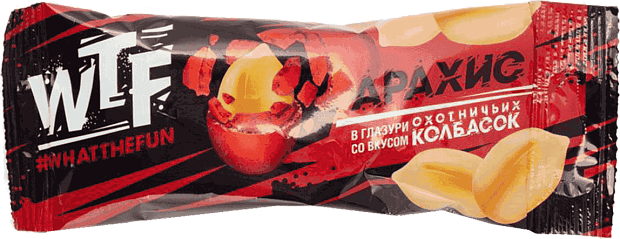 Изображение товара Арахис в глазури со вкусом Охотничьи колбаски WTF Premium 40г 