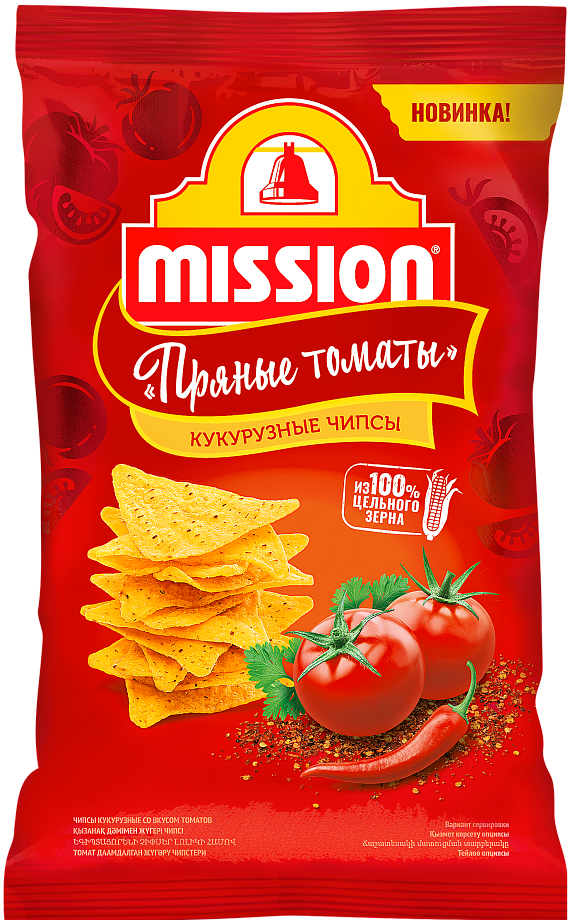 Изображение товара Чипсы кукурузные Mission со вкусом томатов Изображение товара Чипсы кукурузные Mission со вкусом томатов