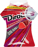 Резинка жевательная Dirol со вкусом клубники и черешни, 27гр