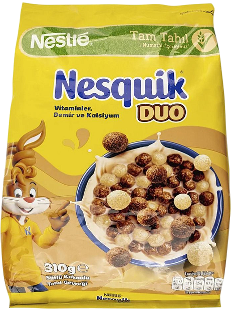 Изображение товара Завтрак сухой готовый Nesquik Duo с витаминами и минералами 369.99 рублей