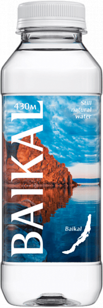 Вода BAIKAL430, байкальская глубинная, негаз., ПЭТ 0.45 л