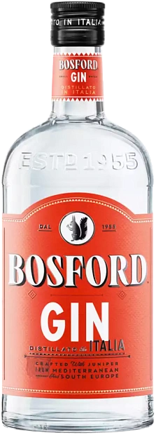 Изображение товара Джин Bosford - ароматный спирт с секретным рецептом 0. 7 л 37. 5% цена 1077 руб