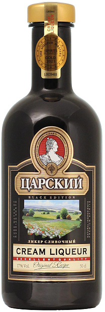 Изображение товара Ликер Царский Сливочный - сливочный десертный ликер премиум качества
