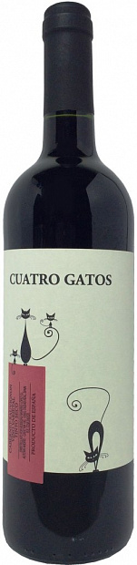 Вино Cuatro Gatos Cabernet Sauvignon 0.75 л