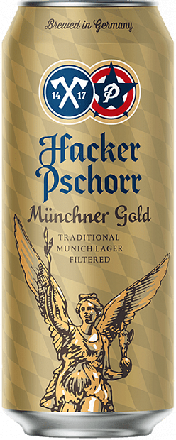 Светлое пиво Hacker Pschorr Munich Gold 0.5 л