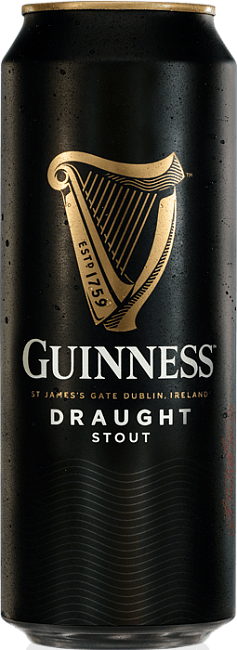 Изображение товара Пиво Guinness Draught Guinness Темное 0.44 л 4.2% Изображение товара Пиво Guinness Draught Guinness Темное 0.44 л 4.2%