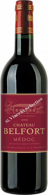Вино Chateau Belfort Medoc Saint Vincent Selection 0.75 л