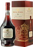 Портвейн Real Companhia Velha, Royal Oporto, 10 летней выдержки, в подарочной упаковке