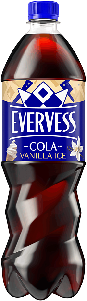 Изображение товара Газированная вода Evervess Cola Vanilla Ice кола со вкусом Ванильного мороженого