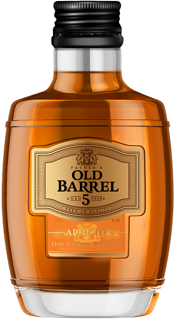 Изображение товара Виски Father\"s Old Barrel Apricot 0.1 л 35% с ароматом абрикоса