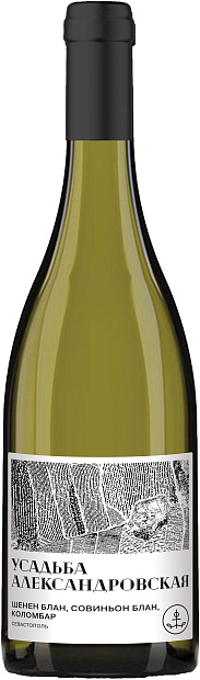 Изображение товара Вино Усадьба Александровская Шенен Блан Совиньон Блан Коломбар 0.75 л