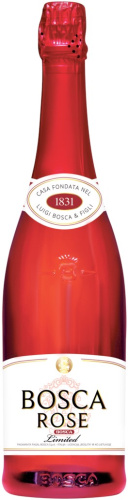 Игристое вино Напиток плодовый алкогольный газированный Bosca Rose Limited
