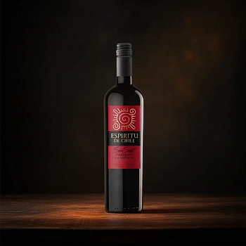 Вино Espiritu de Chile Cabernet Sauvignon semi-sweet 0.75 л
