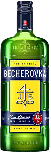 Изображение товара Ликер Becherovka 0.7 л чешский травяной напиток с крепостью 38% Изображение товара Ликер Becherovka 0.7 л чешский травяной напиток с крепостью 38%