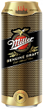 Светлое пиво Miller Genuine Draft в банке