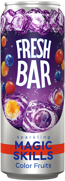 Изображение товара Газированный напиток FRESH BAR Magic Skills с вкусом черники и смородины