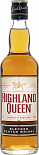 Виски Highland Queen Blended Scotch Whiskey, 3-летней выдержки