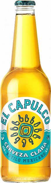 Светлое пиво EL CAPULCO 0.45 л