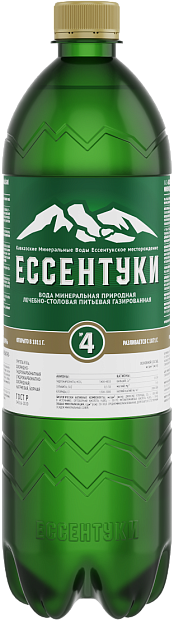 Изображение товара Ессентуки №4 минеральная лечебная вода 1 литр Изображение товара Ессентуки №4 минеральная лечебная вода 1 литр