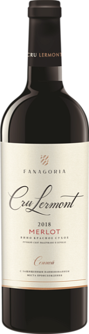 Изображение товара Красное сухое вино Fanagoria Cru Lermont Merlot 14% 0.75 л Изображение товара Красное сухое вино Fanagoria Cru Lermont Merlot 14% 0.75 л